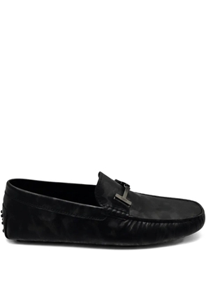Tod's T doppia buckle loafers - Black