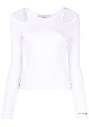 Stella McCartney cut-out long-sleeve top - White