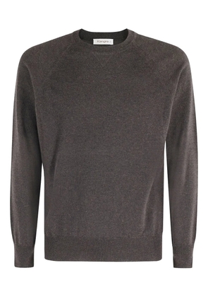 Kangra raglan-sleeve crew-neck sweater - Brown