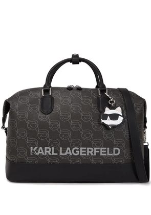 Karl Lagerfeld Ikon monogram tote bag - Brown