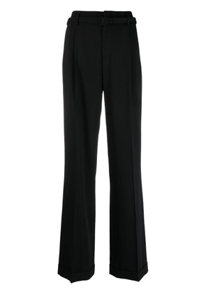 Ralph Lauren Collection high-waist wool tailored trousers - Black