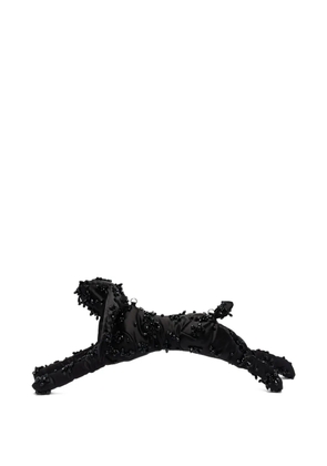 Simone Rocha Hare beaded satin crossbody bag - Black