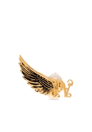 Palm Angels wing-shaped earring - Gold
