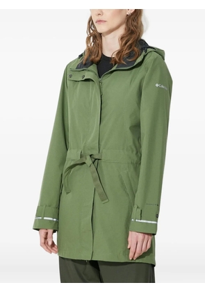Columbia Here and There™ belted hooded trench coat - Green