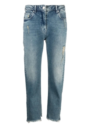 IRO Albury Ripped straight-leg jeans - Blue