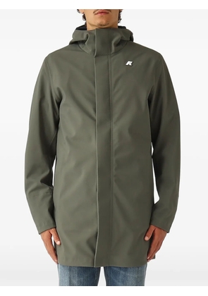 K-Way zip-fastening coat - Green