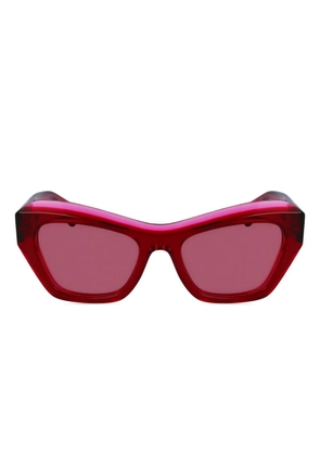 Lanvin geometric-frame sunglasses - Red