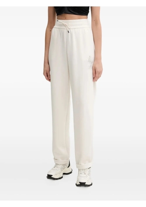 Armani Exchange logo-detail drawstring trousers - White