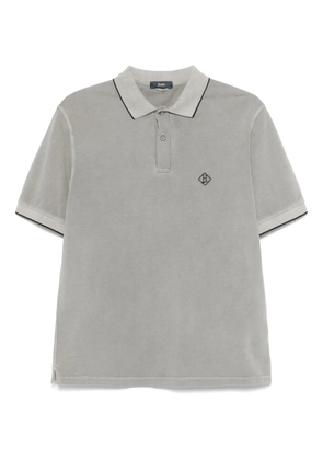 Herno logo-embroidered polo shirt - Brown
