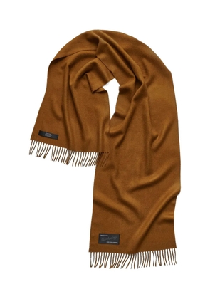 Magniberg fringed wool scarf - Brown