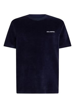 Karl Lagerfeld logo-embellished sleep T-shirt - Blue