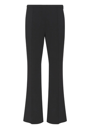 Proenza Schouler White Label Bi-Stretch Crepe Flared Pants - Black