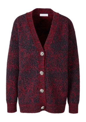 Rabanne textured button wool cardigan
