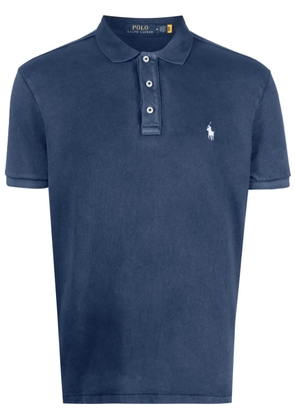 Polo Ralph Lauren embroidered-logo polo shirt - Blue