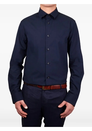 Cavalli Class long-sleeve button-fastening shirt - Blue