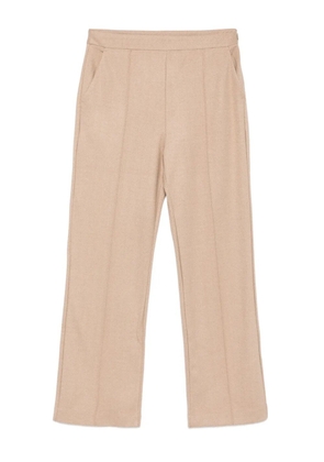 Max Mara herringbone cropped trousers - Neutrals