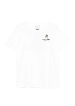Camilla slogan-print T-shirt - White