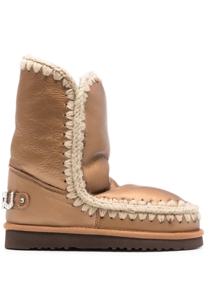 Mou Eskimo 24 rhinestone-embellished boots - Brown
