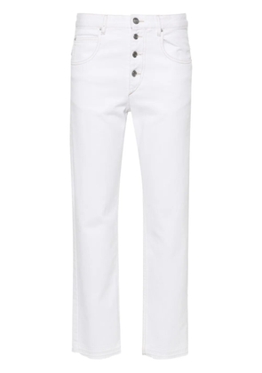 ISABEL MARANT Jemina slim-fit cropped jeans - White