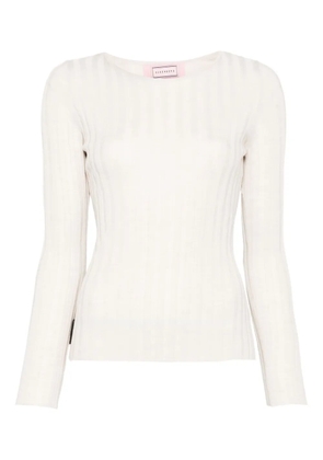 Hugenberg ribbed long-sleeve top - Neutrals