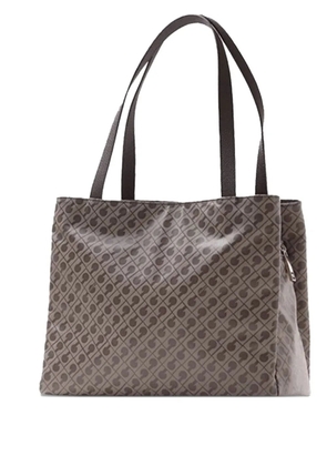 Gherardini pattern tote bag - Brown