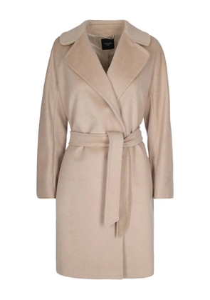 Max Mara belted virgin-wool coat - Neutrals