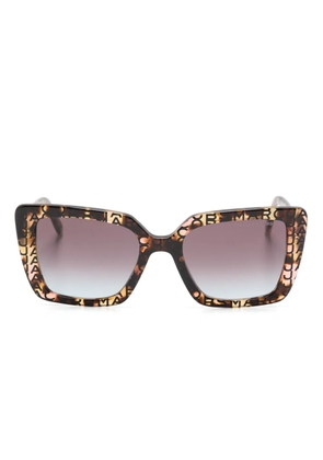 Marc Jacobs Eyewear J Marc-logo cat-eye sunglasses - Brown