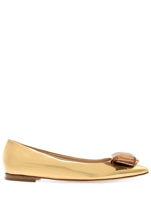 Gianvito Rossi Jaipur metallic-effect pumps - Gold