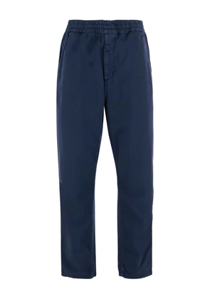 Carhartt WIP logo-patch trousers - Blue