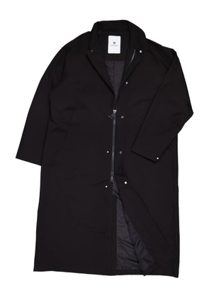 Welter Shelter press-studs zip-front coat - Black