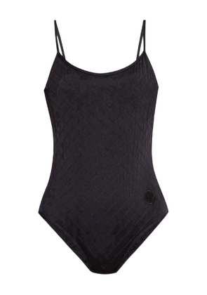 Moncler open-back swimsuit - Black