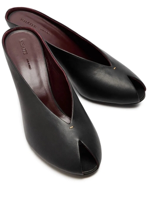 KHAITE 75 Cloak peep-toe sandals - Black