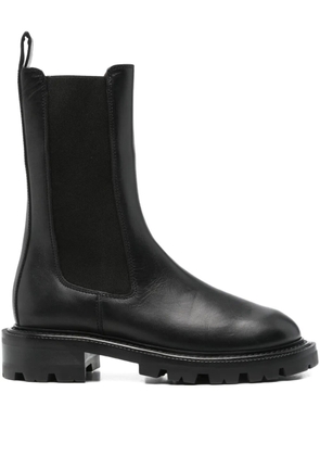 Paris Texas 40mm elastic-panelled round -toe boots - Black