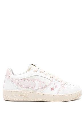 Enterprise Japan EJ Egg Rocket leather sneakers - White