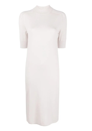 Calvin Klein ribbed-knit wool midi dress - Grey