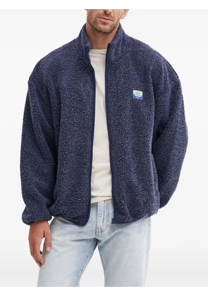 American Vintage zip-up fleece jacket - Blue