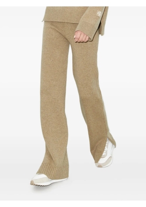 Tory Burch wool track pants - Neutrals