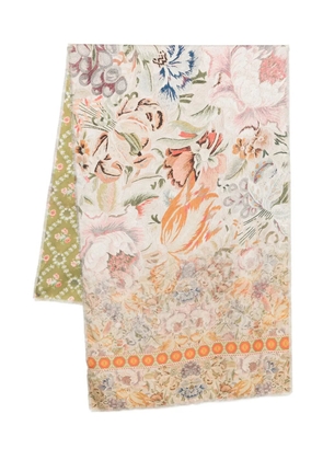 Pierre-Louis Mascia floral-print scarf - Neutrals