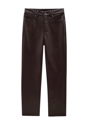 ANINE BING button fly trousers - Brown