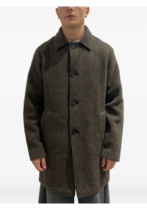 RAYNE 1896 buttoned wool coat - Brown