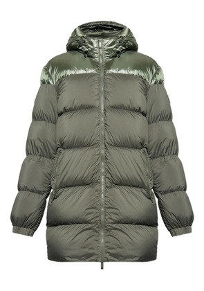 Add hooded padded jacket - Green
