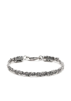 Emanuele Bicocchi braided bracelet - Silver