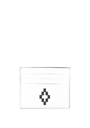 COUNTY OF MILAN diamond print cardholder - White