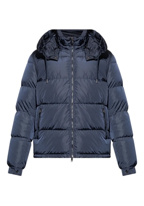Add hooded puffer jacket - Blue