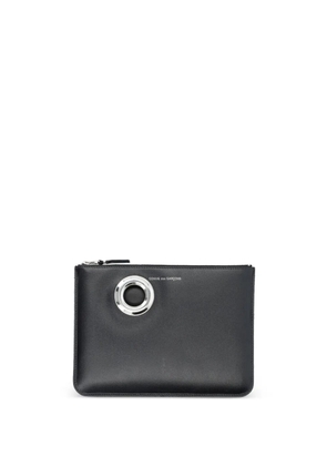 Comme Des Garçons eyelet-detail wallet - Black