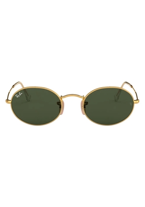 Ray-Ban oval-frame sunglasses - Gold