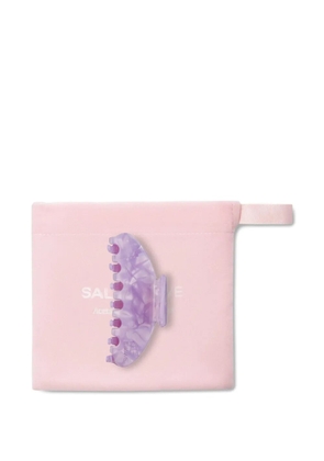 SALT & WAVE Sugilite Moon marbled hair clip - Purple