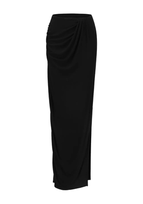 OUDE WAAG draped maxi skirt - Black