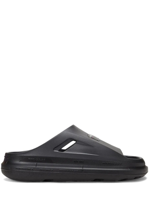 Polo Ralph Lauren logo-patch slides - Black