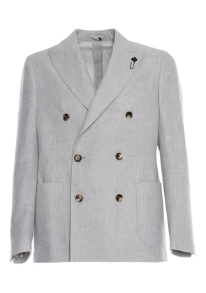 Lardini cashmere-blend blazer - Grey